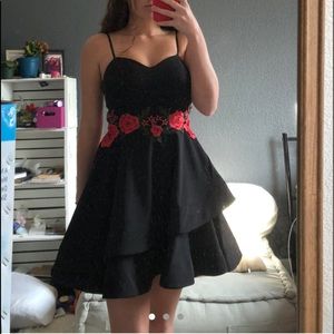 Formal floral short dress